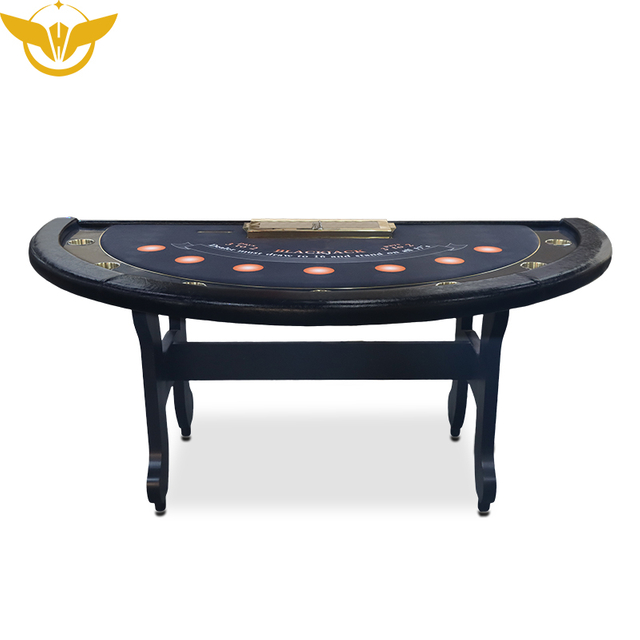 7 Players Casino Blackjack Table with H Legs