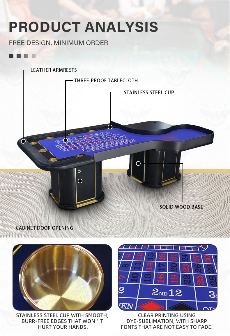 Casino Roulette Table with Square Legs Storage Cabinet3.jpg