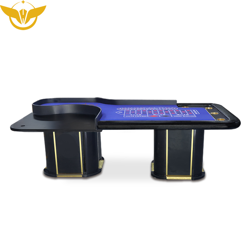 Casino Roulette Table with Square Legs Storage Cabinet