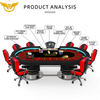 Quality Texas Holdem Poker Table Set with Chairs