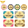 Custom 3 Layers Acrylic Hot Stamping Casino Chips 