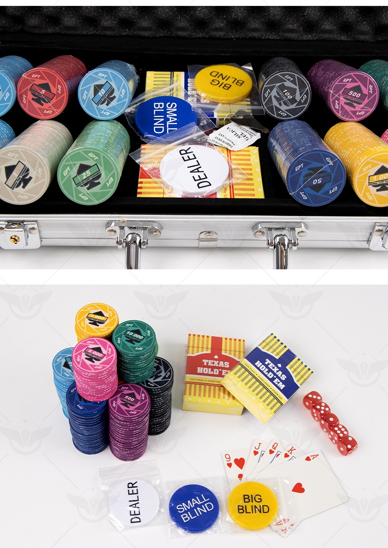 300 500 PCS 10g EPT Spade Ceramic Poker Chips Set7.jpg