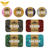 Custom 3 Layers Acrylic Hot Stamping Casino Chips 