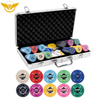 300 500 PCS 10g EPT Spade Ceramic Poker Chips Set 