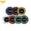 14g 40mm Custom Casino Clay Poker Chips with Sticker