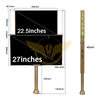 27 Inch Double Screen Double Sided Display Casino Table Monitor for Baccarat Blackjack Poker