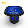 Led Casino Baccarat Table Poker Table with Spade Design Lightbox Leg