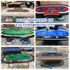 Fireproof Waterproof Texas Holdem Table Layout Customzied Poker Table Cloth