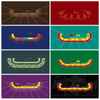 Custom Baccarat Casino Layout Felt
