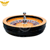 32 Inch Single 0 Double 00 Luxury Yellow Brown Roulette Wheel with GLI Certification