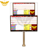 27 Inch Double Screen Double Sided Display Casino Table Monitor for Baccarat Blackjack Poker