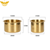 Golden Silver Stainless Steel Drop-in Poker Table Drink Cup Holder