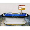 Luxurious Marble Baccarat Table Casino Poker Table with Full Customization