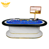 Luxurious Marble Baccarat Table Casino Poker Table with Full Customization