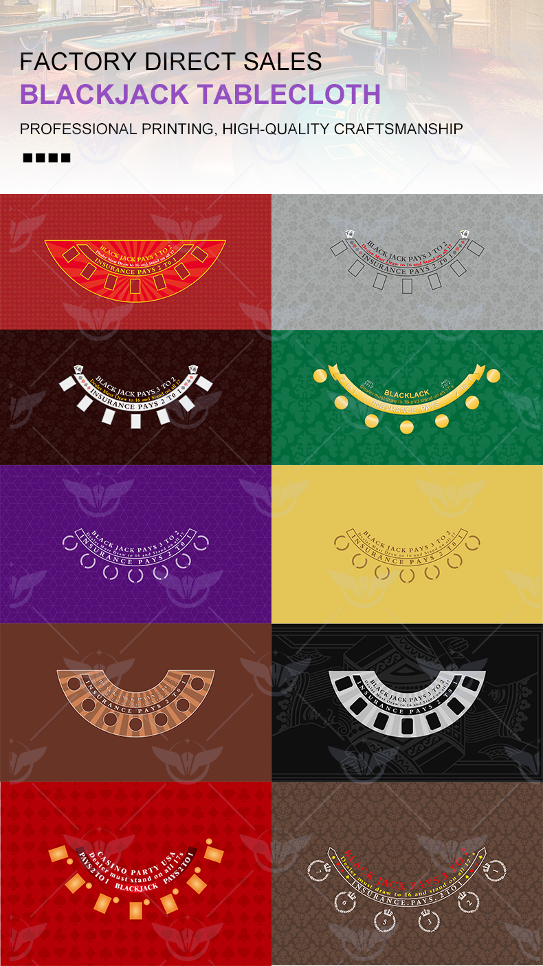 waterproof blackjack table layout casino poker table detail (1).jpg