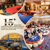  Macau Casino Grade Sic Bo Table with LED Light for Dice Games
