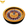 32 Inch Single 0 Double 00 Luxury Yellow Brown Roulette Wheel with GLI Certification