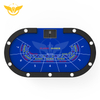 Led Casino Baccarat Table Poker Table with Spade Design Lightbox Leg