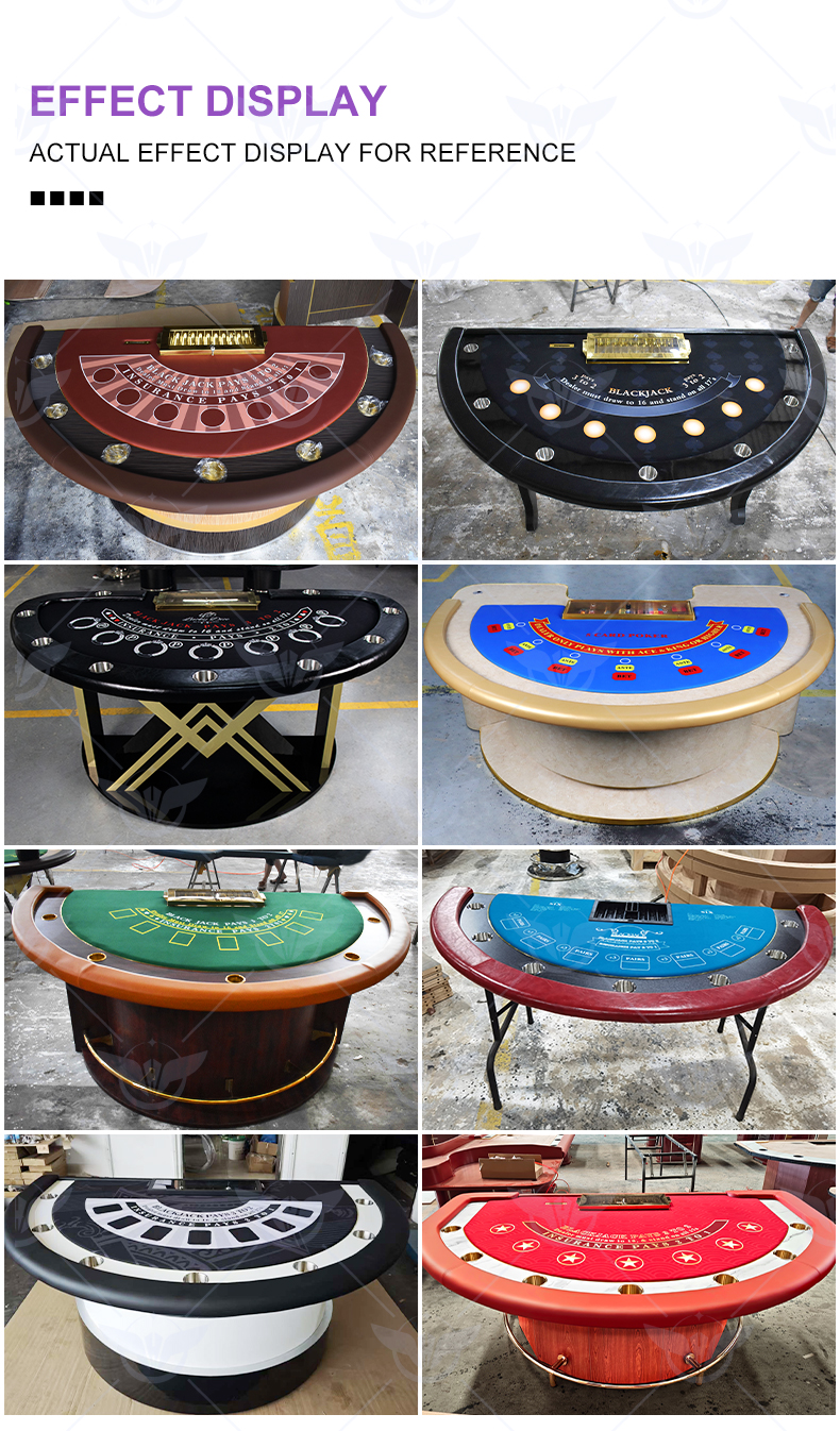 waterproof blackjack table layout casino poker table detail (5).jpg