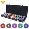 39mm 300 500 PCS VIP WSOP Ceramic Poker Chips Set 
