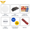 39mm 300 500 PCS VIP WSOP Ceramic Poker Chips Set 