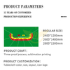 Custom Baccarat Casino Layout Felt