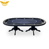 10-Player Poker Table with Claw Legs Optional Matching Dining Top