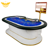 Luxurious Marble Baccarat Table Casino Poker Table with Full Customization