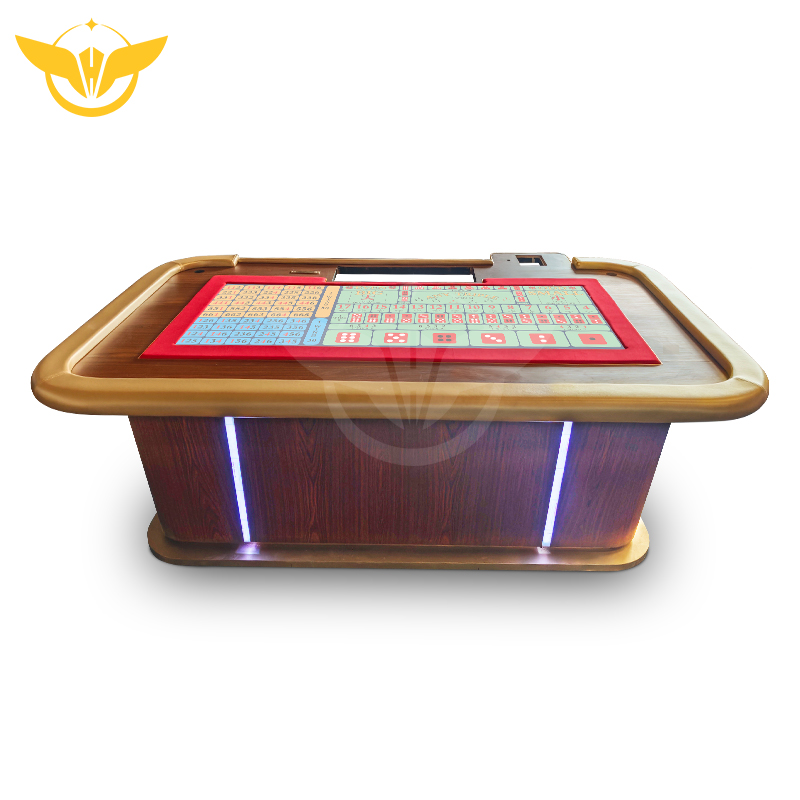  Macau Casino Grade Sic Bo Table with LED Light for Dice Games