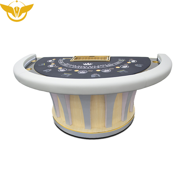 Custom Soild Wood Luxury Semicircle Blackjack Casino Table Poker Games
