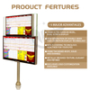 27 Inch Double Screen Double Sided Display Casino Table Monitor for Baccarat Blackjack Poker